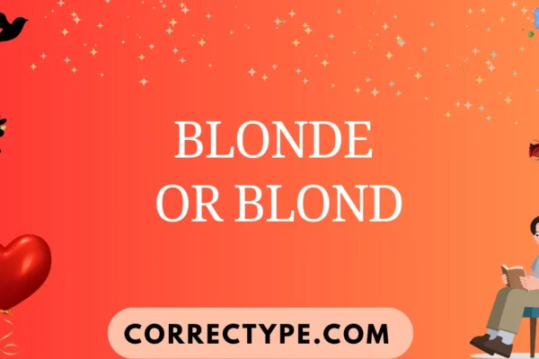 blonde or blond
