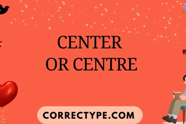 center or centre