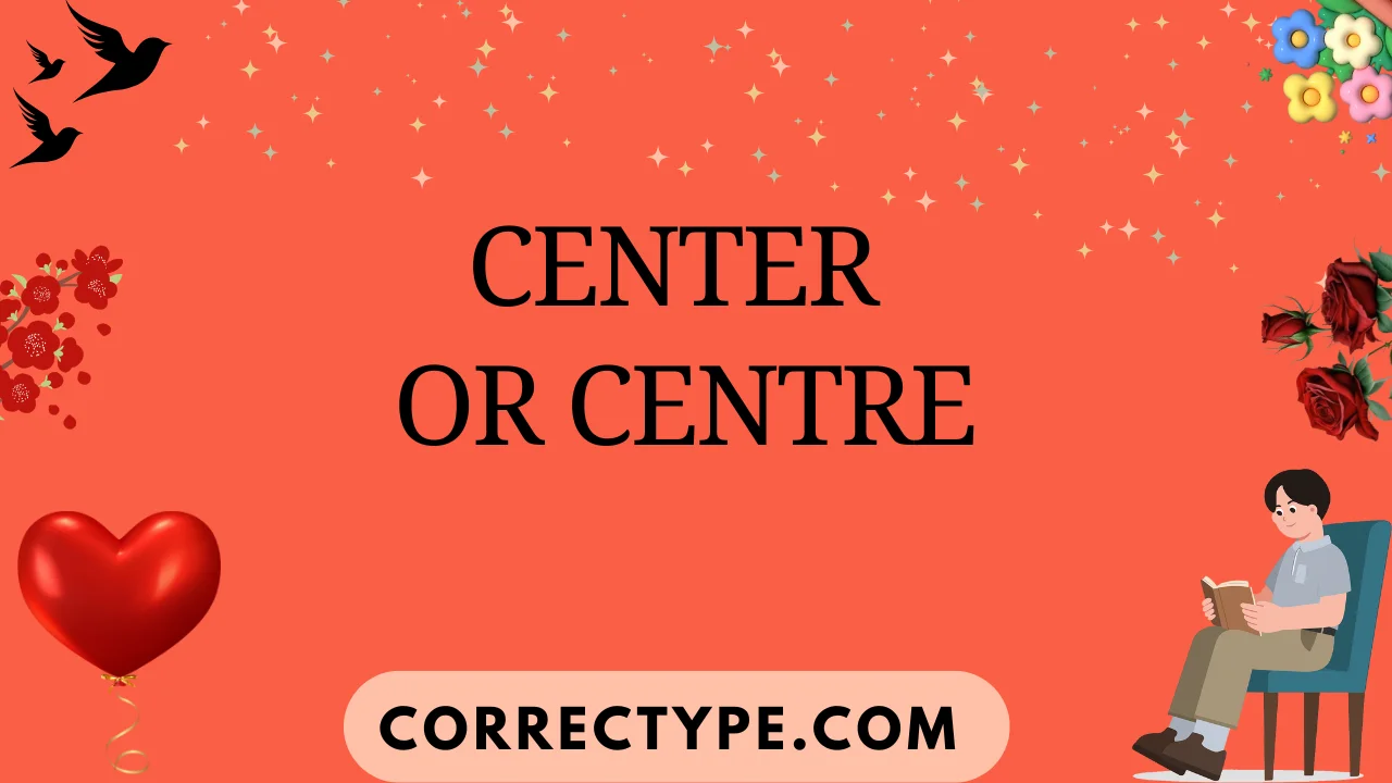 center or centre