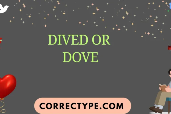 dived or dove