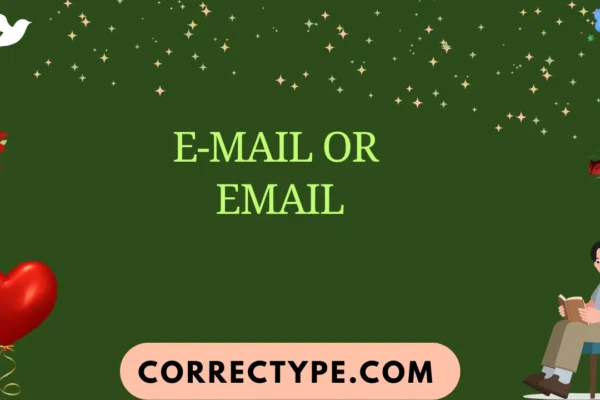 e-mail or email