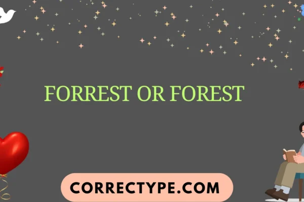 forrest or forest