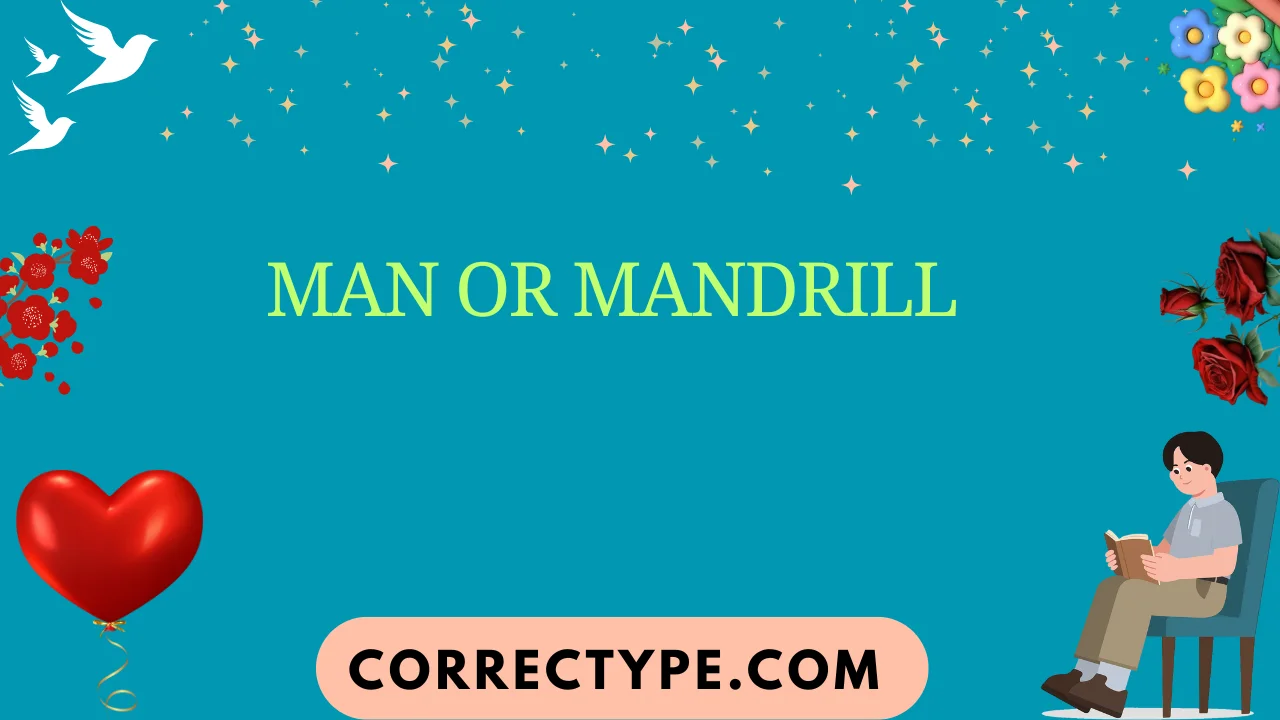 man or mandrill