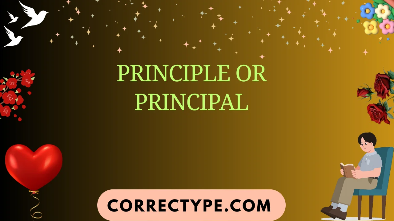 principle or principal