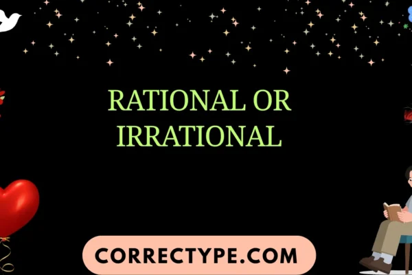 rational or irrational