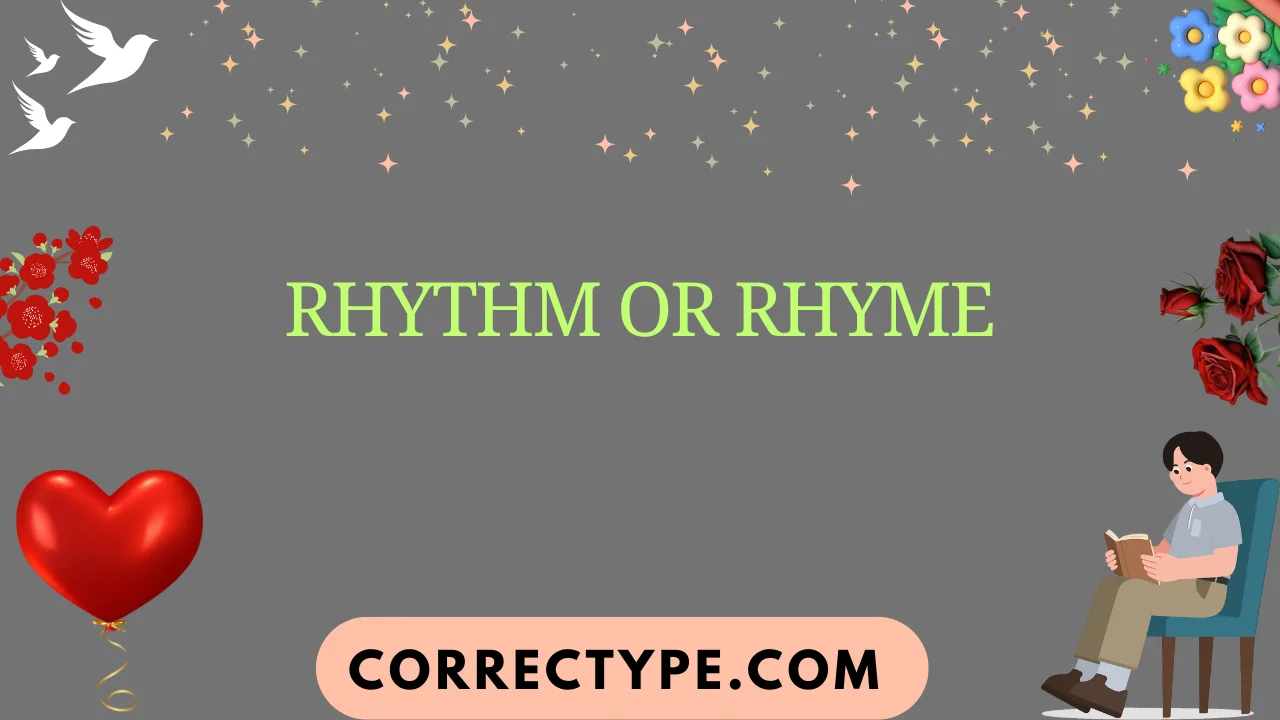 rhythm or rhyme