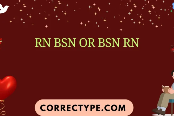 rn bsn or bsn rn