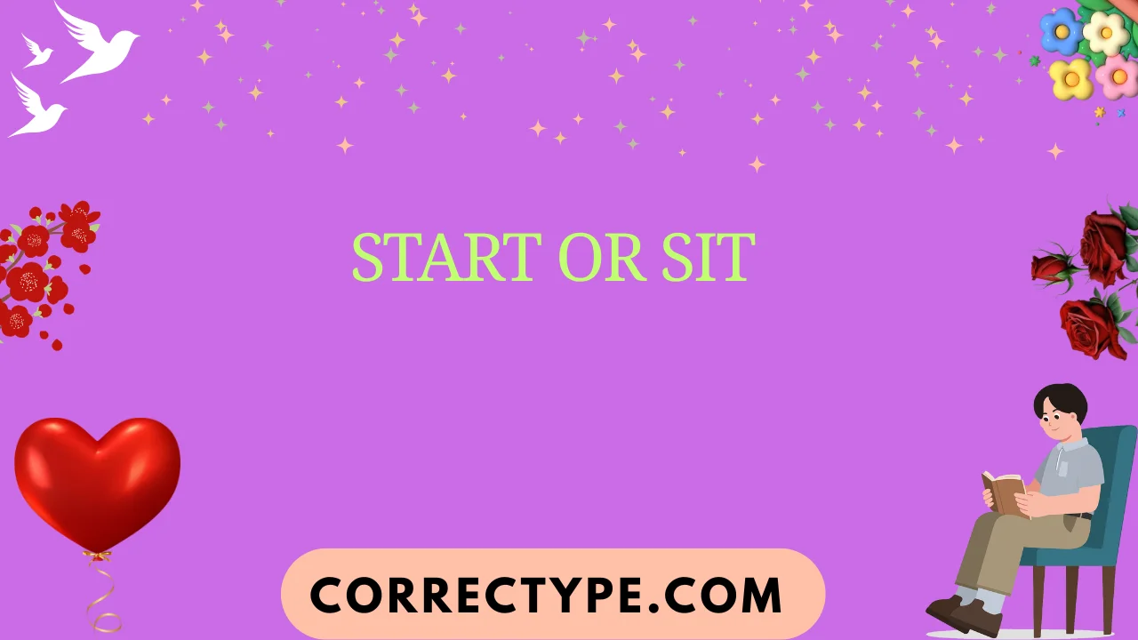 start or sit