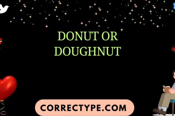donut or doughnut