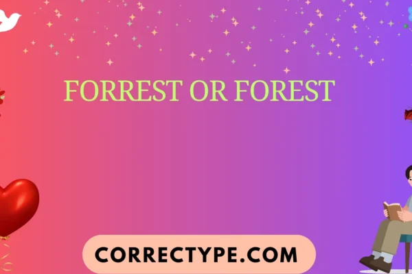 forrest or forest