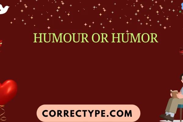 humour or humor