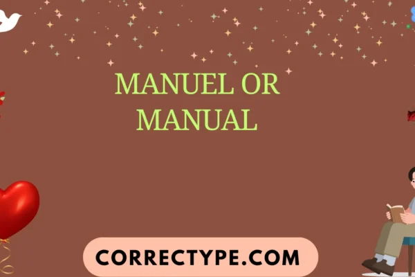 manuel or manual