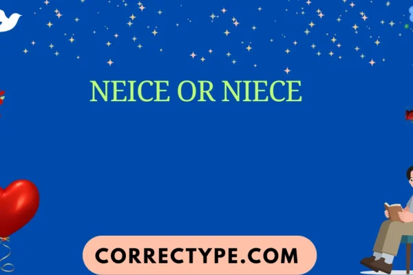neice or niece