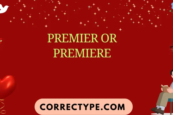 premier or premiere