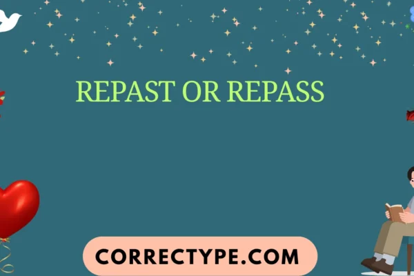 repast or repass