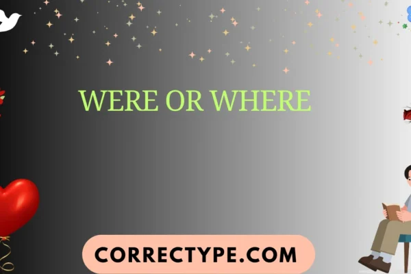 were or where